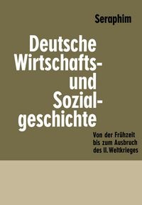 Produktbild: Deutsche Wirtschafts- und Sozialgeschichte