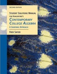 Produktbild: Hungerford, T: Student Solutions Manual For H