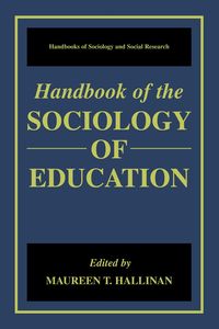Produktbild: Handbook of the Sociology of Education