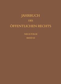 Produktbild: Jahrbuch des &ouml;ffentlichen Rechts der Gegenwart. Neue Folge