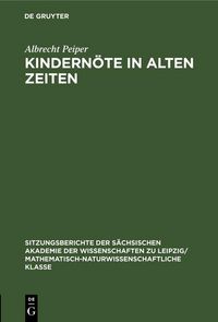 Produktbild: Kindern&ouml;te in Alten Zeiten