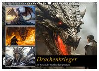 Produktbild: Drachenkrieger (Wandkalender 2026 DIN A3 quer), CALVENDO Monatskalender