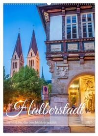 Produktbild: Halberstadt - Architektur, die Geschichten erz&auml;hlt (Wandkalender 2027 DIN A2 hoch), CALVENDO Monatskalender