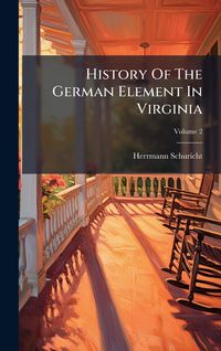 Produktbild: History Of The German Element In Virginia
