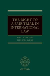 Produktbild: The Right to a Fair Trial in International Law