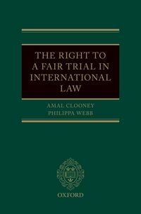 Produktbild: The Right to a Fair Trial in International Law