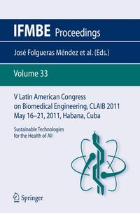 Produktbild: V Latin American Congress on Biomedical Engineering CLAIB 2011 May 16-21, 2011, Habana, Cuba