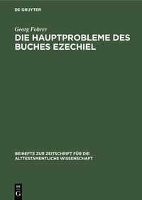 Produktbild: Die Hauptprobleme des Buches Ezechiel