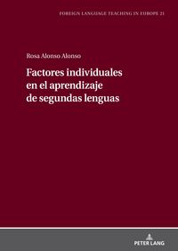 Produktbild: Factores individuales en el aprendizaje de segundas lenguas