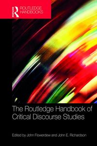 Produktbild: The Routledge Handbook of Critical Discourse Studies