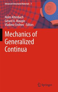 Produktbild: Mechanics of Generalized Continua