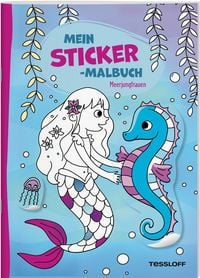 Produktbild: Mein Sticker-Malbuch. Meerjungfrauen