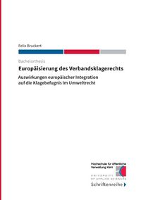 Produktbild: Europ&auml;isierung des Verbandsklagerechts