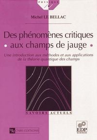 Produktbild: Des ph&eacute;nom&egrave;nes critiques aux champs de jauge