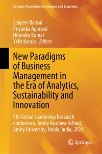 Produktbild: New Paradigms of Business Management in the Era of Analytics, Sustainability and Innovation