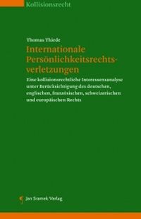 Produktbild: Internationale Pers&ouml;nlichkeitsrechtsverletzungen