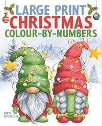 Produktbild: Large Print Christmas Colour-by-Numbers