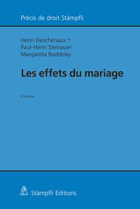 Produktbild: Les effets du mariage