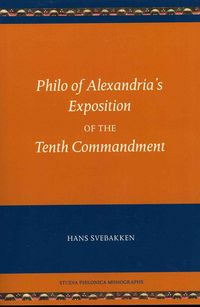 Produktbild: Philo of Alexandria's Exposition of the Tenth Commandment