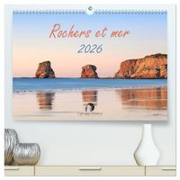 Produktbild: Rochers et mer (Calendrier mural haut de gamme 2027 DIN A2 vertical), CALVENDO calendrier mensuel