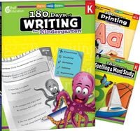 Produktbild: 180 Days(r) Writing, Spelling, & Printing Grade K: 3-Book Set