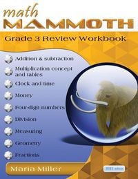 Produktbild: Math Mammoth Grade 3 Review Workbook
