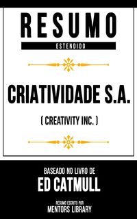 Produktbild: Resumo Estendido - Criatividade S.A. (Creativity Inc.)