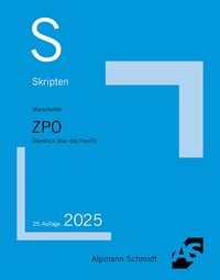 Produktbild: Skript ZPO
