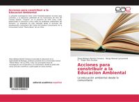 Produktbild: Acciones para constribuir a la Educacion Ambiental