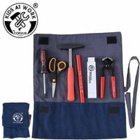 Bild vom Artikel Corvus A600346 - Kids-at-Work, Werkzeugrolle klein Set1 (mit Werkzeug), Werkzeugtasche mit 4 Fächer, Stoff, blau, 20x29cm vom Autor 