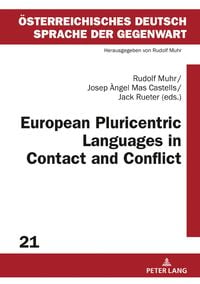 Produktbild: European Pluricentric Languages in Contact and Conflict