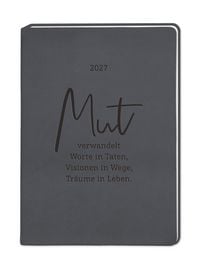 Produktbild: Terminplaner Lederlook 2027 Schwarz