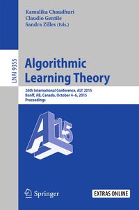 Produktbild: Algorithmic Learning Theory