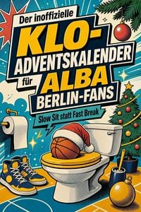 Produktbild: Der inoffizielle Klo-Adventskalender f&uuml;r ALBA Berlin-Fans