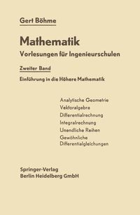 Produktbild: Einf&uuml;hrung in die H&ouml;here Mathematik