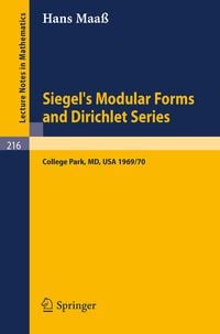 Produktbild: Siegel's Modular Forms and Dirichlet Series