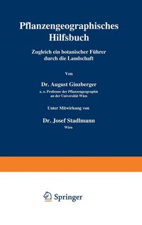 Produktbild: Pflanzengeographisches Hilfsbuch