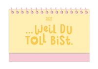 Produktbild: Mini-Kalender Colour Up 2027 Weil du toll bist
