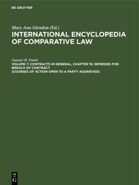 Produktbild: Contracts in general, Chapter 16: Remedies for Breach of Contract (Courses of Action Open to a Party Aggrieved)