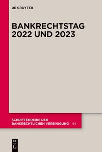 Produktbild: Bankrechtstag 2022 und 2023
