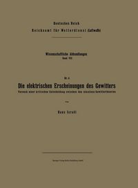 Produktbild: Die elektrischen Erscheinungen des Gewitters