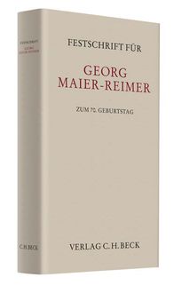 Produktbild: Festschrift f&uuml;r Georg Maier-Reimer zum 70. Geburtstag