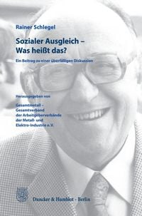 Produktbild: Sozialer Ausgleich &ndash; Was hei&szlig;t das?