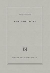 Produktbild: Vom Wesen des Grundes