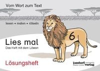 Produktbild: Lies mal Band 6 - Das Heft mit dem L&ouml;wen (L&ouml;sungsheft)