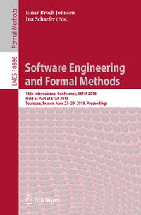 Produktbild: Software Engineering and Formal Methods