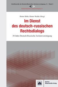 Produktbild: Im Dienst des deutsch-russischen Rechtsdialogs