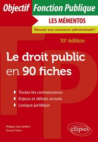 Produktbild: Le droit public en 90 fiches