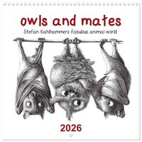 Produktbild: owls and mates 2026 (Wall Calendar 2026 12 &times; 12 Inch) CALVENDO 12 Month Wall Calendar