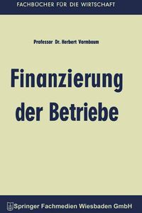 Produktbild: Finanzierung der Betriebe